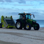 Skyline Landscape Services Beach Tractor The Barber Beach Cleaning
